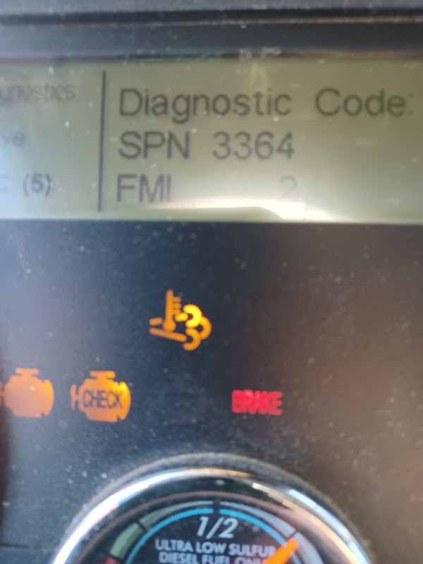 Diesel diagnostic scan tool display